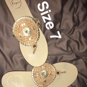 Jack Rogers sandals. Worn once!
